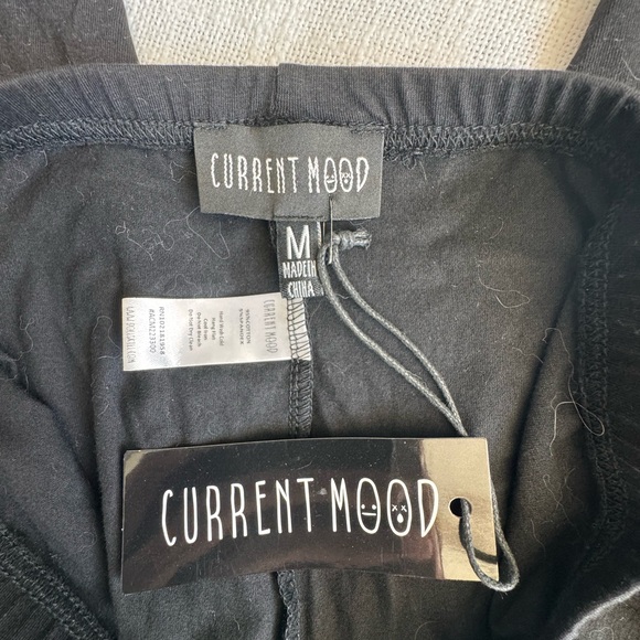 Current Mood Black Legging Side Cutouts Dollskill SZ M NEW - Picture 12 of 14